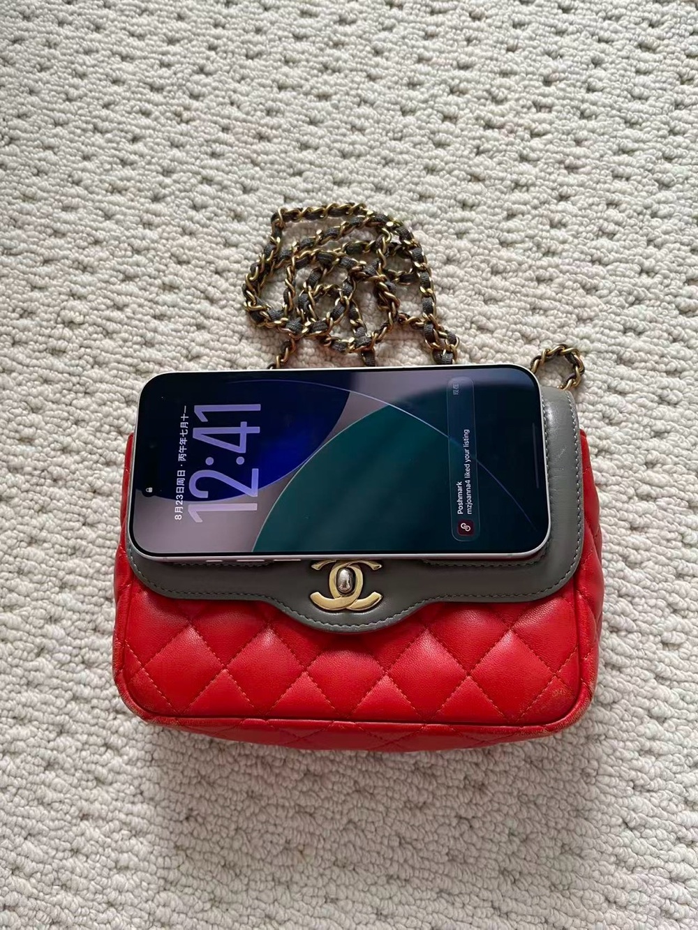 CHANEL Red Bag - Picture 7 of 11